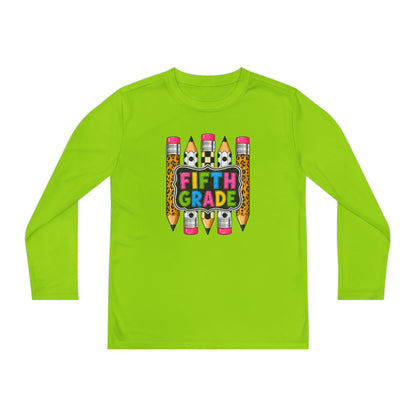 Fifth Grade Pencil Graphic Youth Long Sleeve Tee