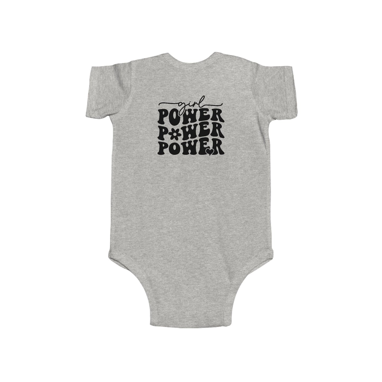 Infant Bodysuit — Girl Power Retro Graphic Baby Onesie
