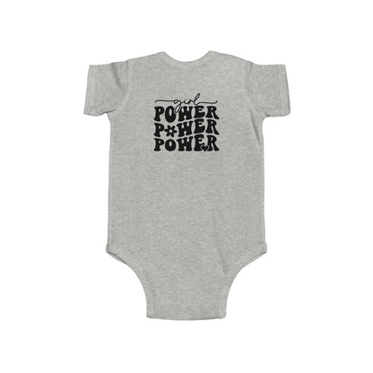 Infant Bodysuit — Girl Power Retro Graphic Baby Onesie
