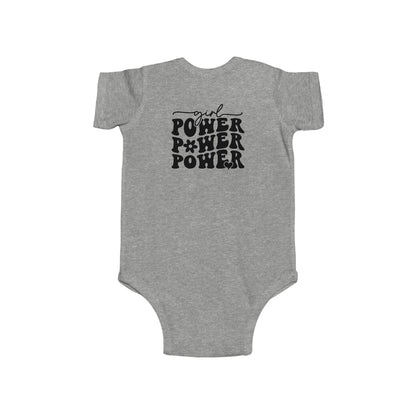 Infant Bodysuit — Girl Power Retro Graphic Baby Onesie
