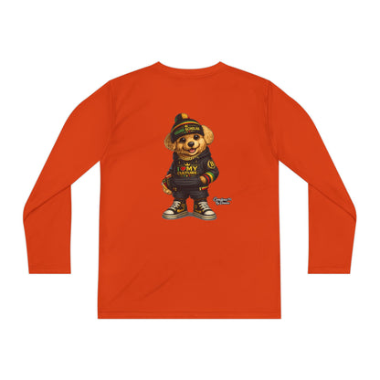Youth Long Sleeve Tee — Streetwear Teddy Bear Graphic