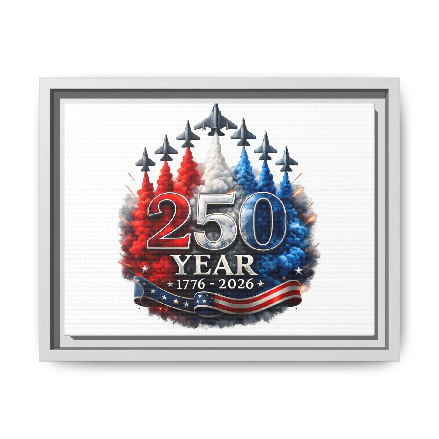 Matte Canvas, Framed (Multi-color)