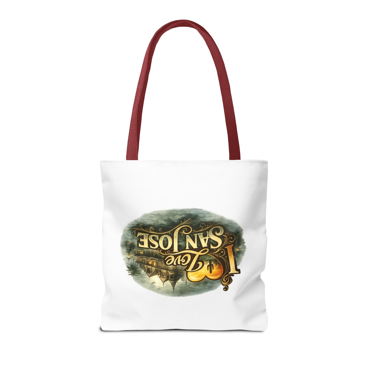 San Jose Tote Bag — "I Love San Jose" Scenic Logo Tote