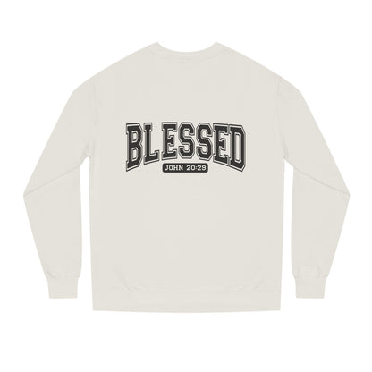 Blessed Crewneck Sweatshirt - John 20:29 Christian Pullover