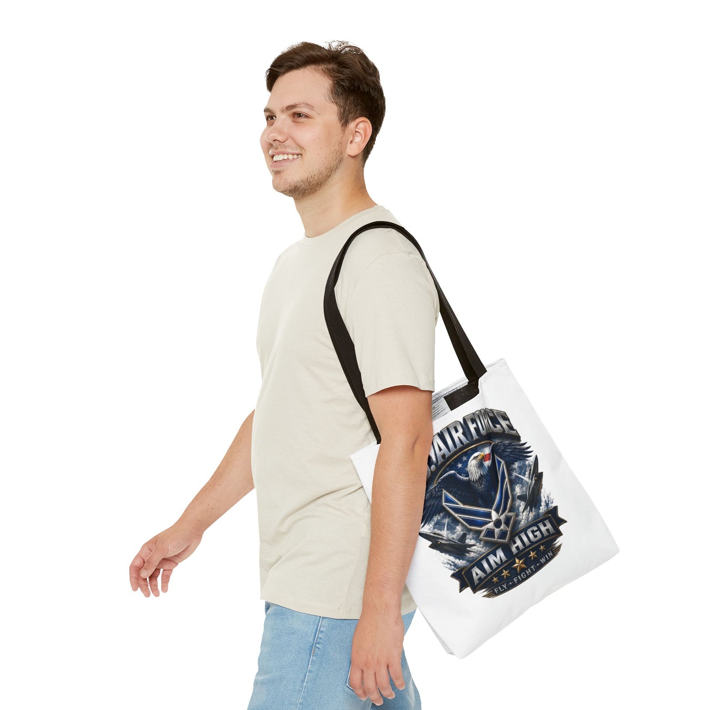 U.S. Air Force Aim High Tote Bag — Patriotic Eagle Military Tote