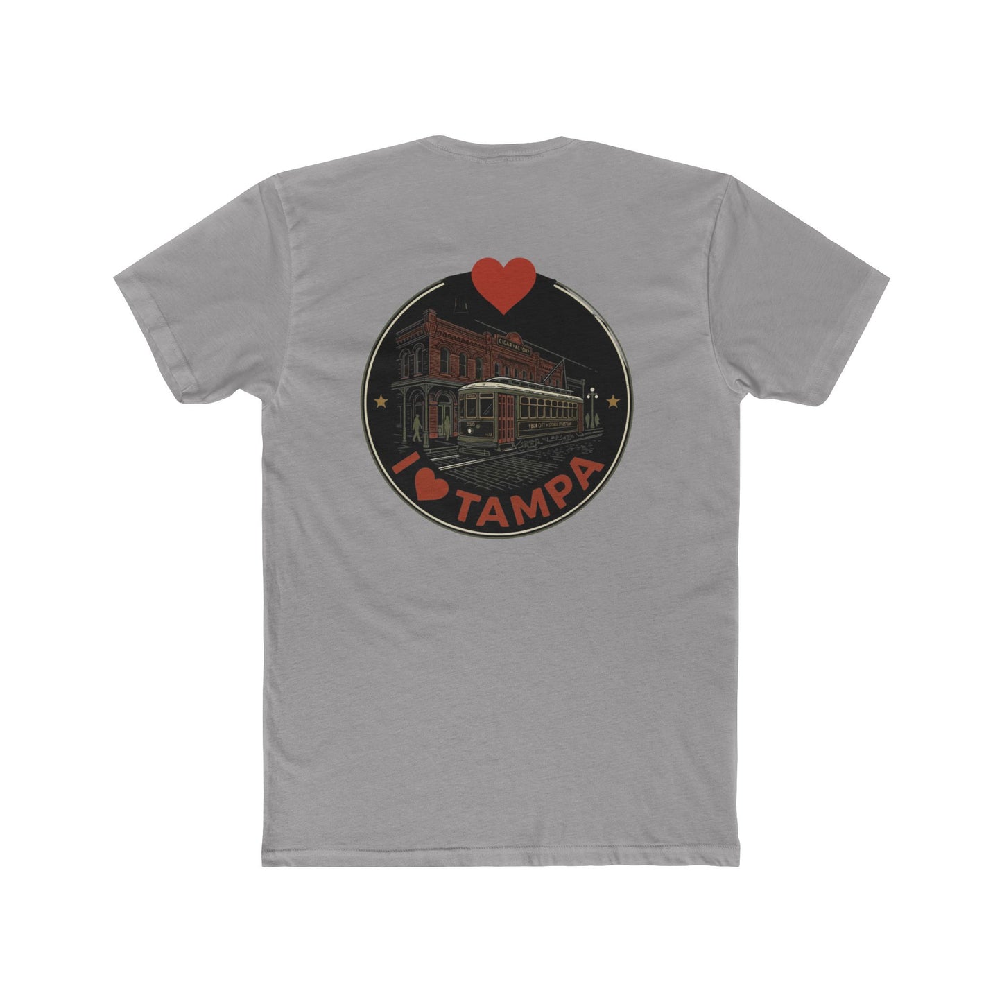 I Heart Tampa Streetcar T-Shirt — Retro Tampa Vintage City Tee