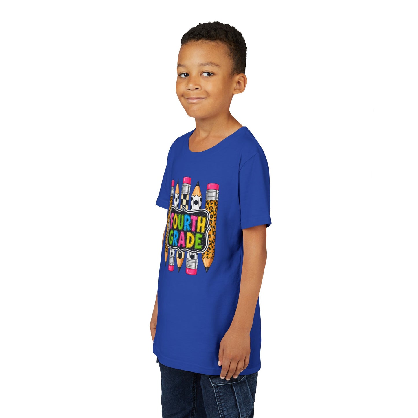Fourth Grade Pencil Kids Tee – Back to School Youth Shirt