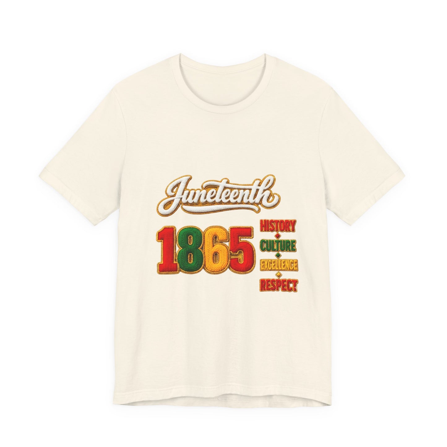 Juneteenth 1865 Tee — History • Culture • Excellence • Respect T-Shirt
