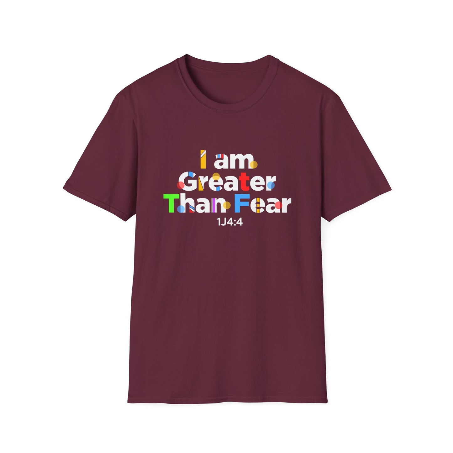 I Am Greater Than Fear 1j4:4 T-Shirt