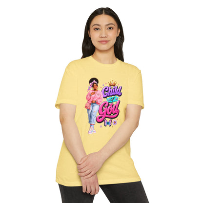 Child of God T-Shirt — Cute Pink Faith Graphic Tee for Girls