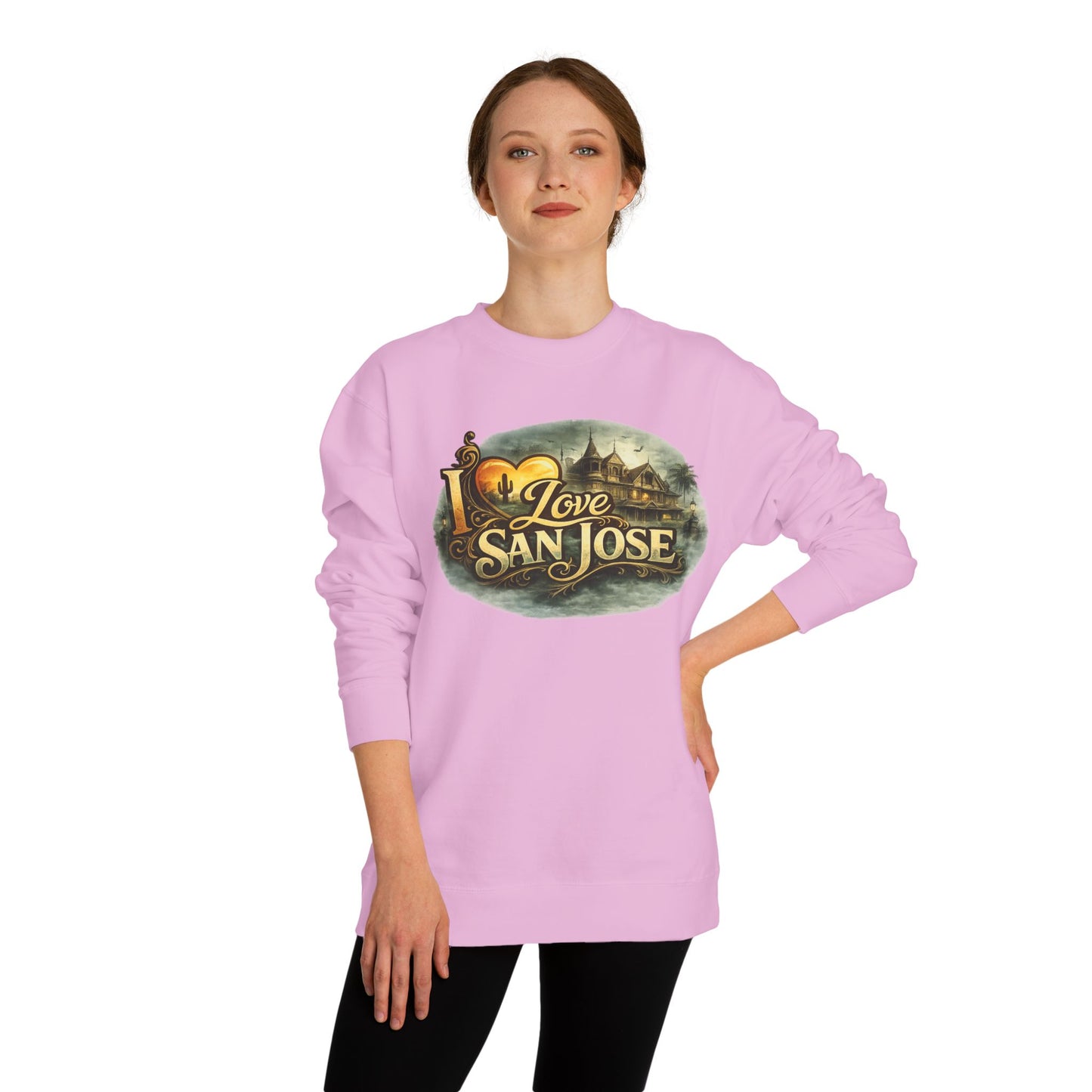 I Love San Jose Crewneck Sweatshirt