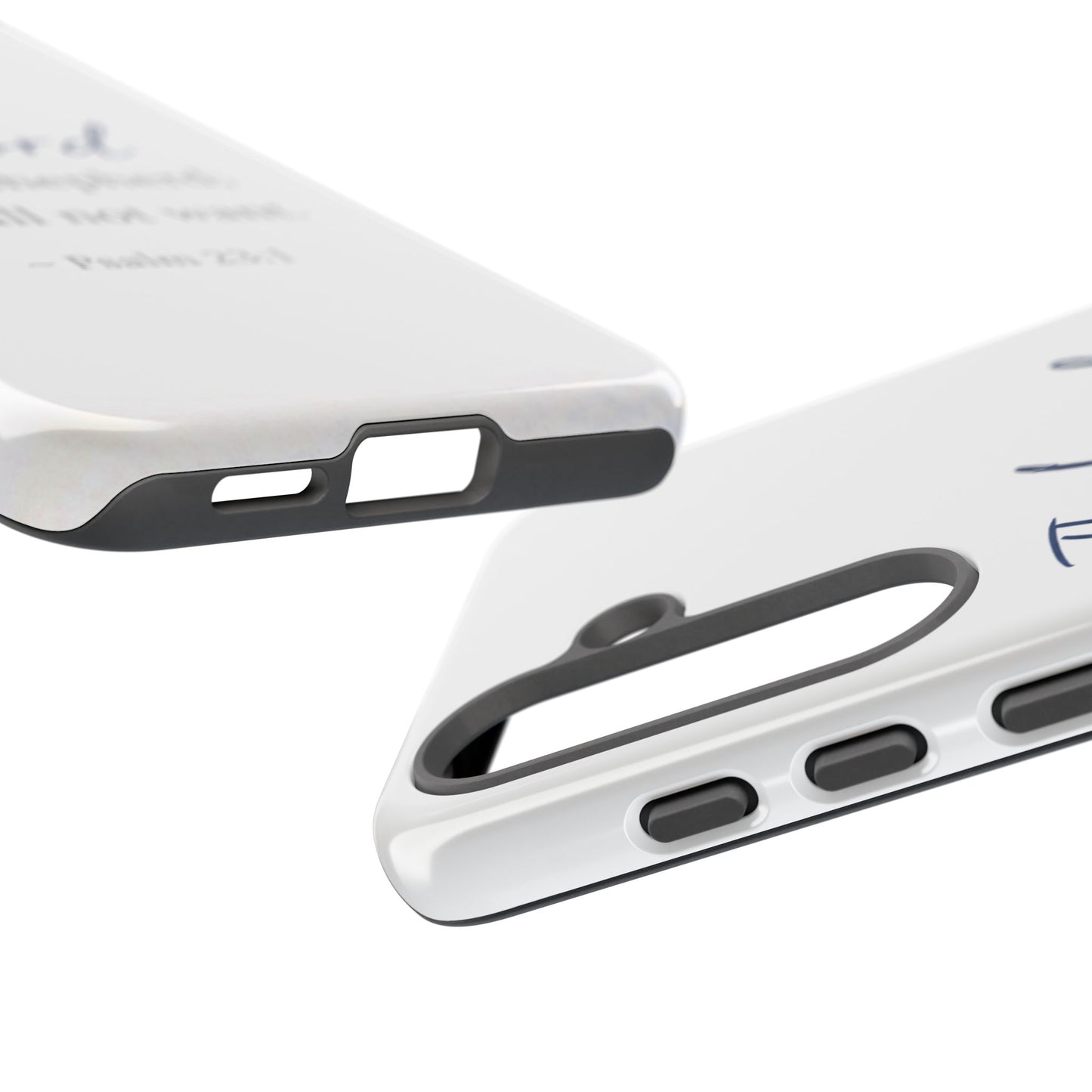 Psalm 23:1 Phone Case — "The Lord is my shepherd; I shall not want" Christian Protective Cover