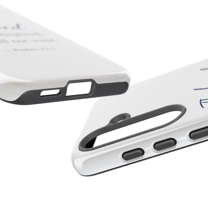 Psalm 23:1 Phone Case — "The Lord is my shepherd; I shall not want" Christian Protective Cover