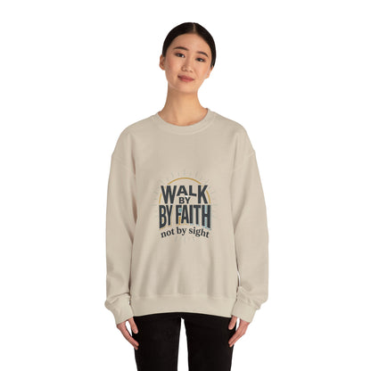 Walk By Faith crewneck Sweatshirt | faith streetwear, washed vintage