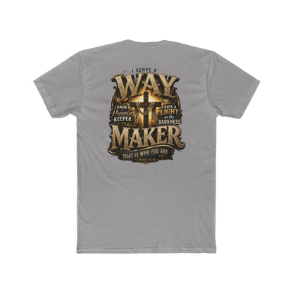 Waymaker T-Shirt — Christian Faith Graphic Tee with Cross and Inspirational Verse