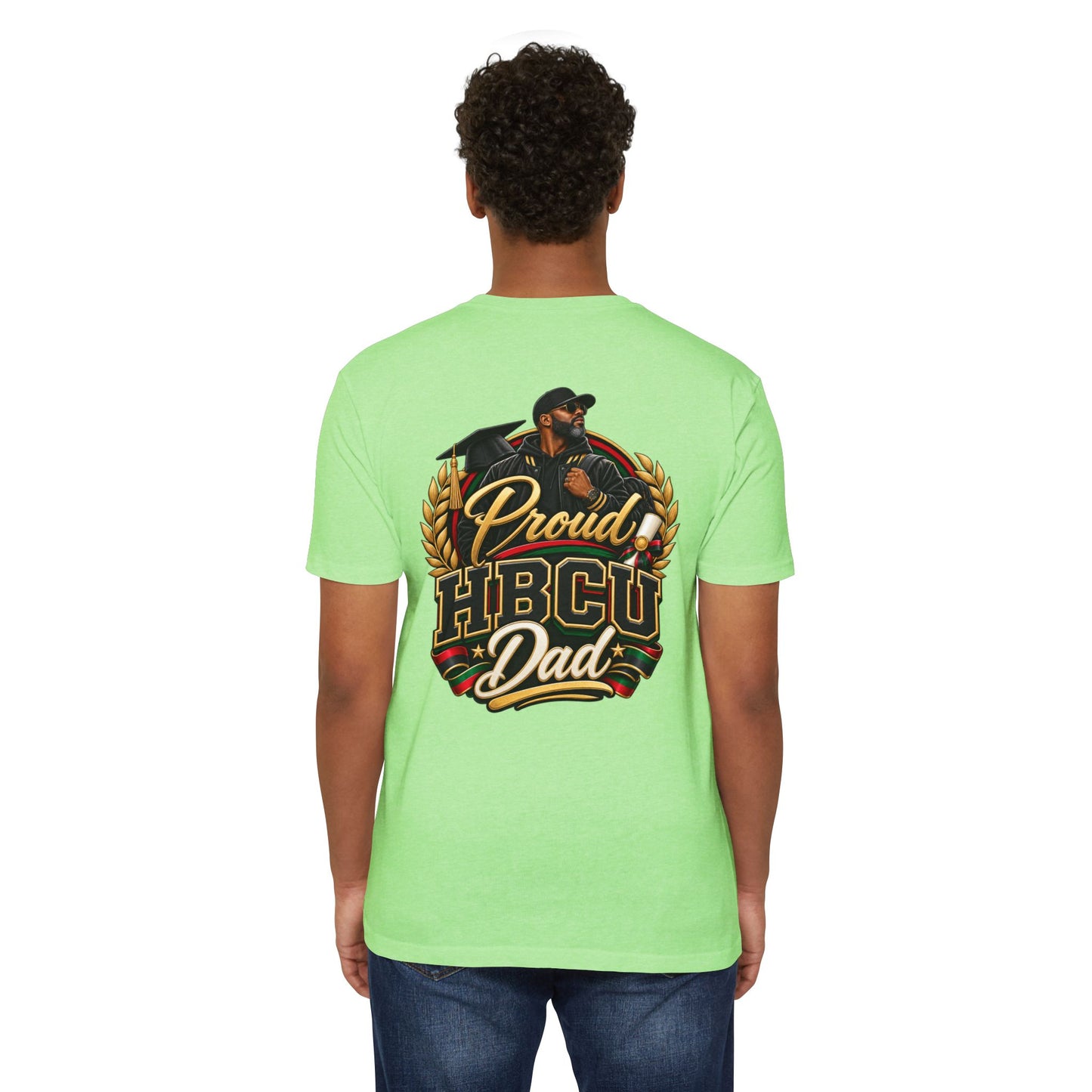 Proud HBCU Dad T-Shirt — Black College Graduation Dad Tee