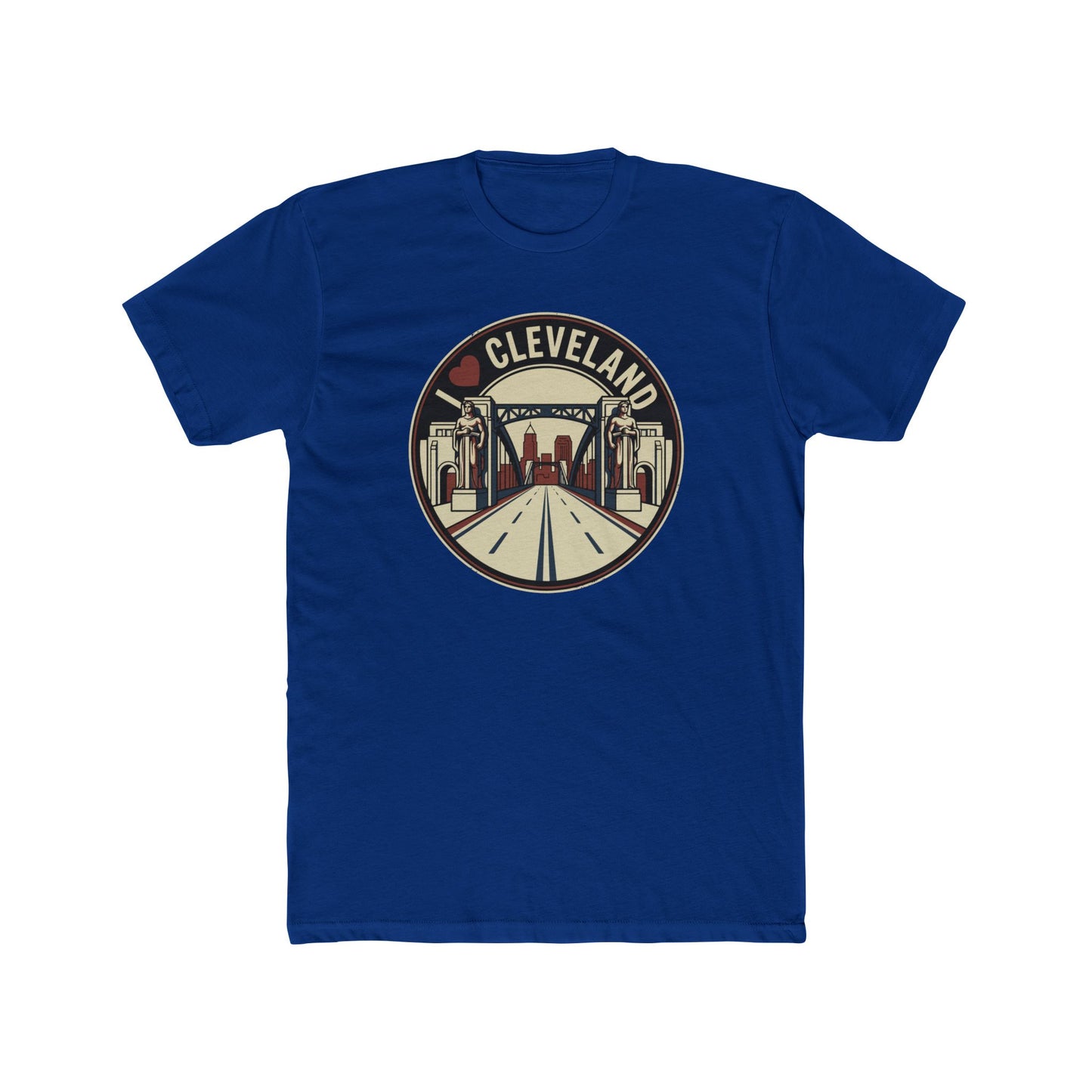 Cleveland Retro Cityscape Tee — I  Cleveland Graphic T‑Shirt