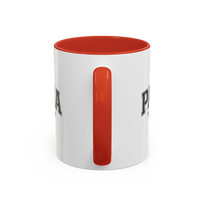 Parma Established 1816 Accent Coffee Mug — Vintage Collegiate Ceramic Coffee Cup