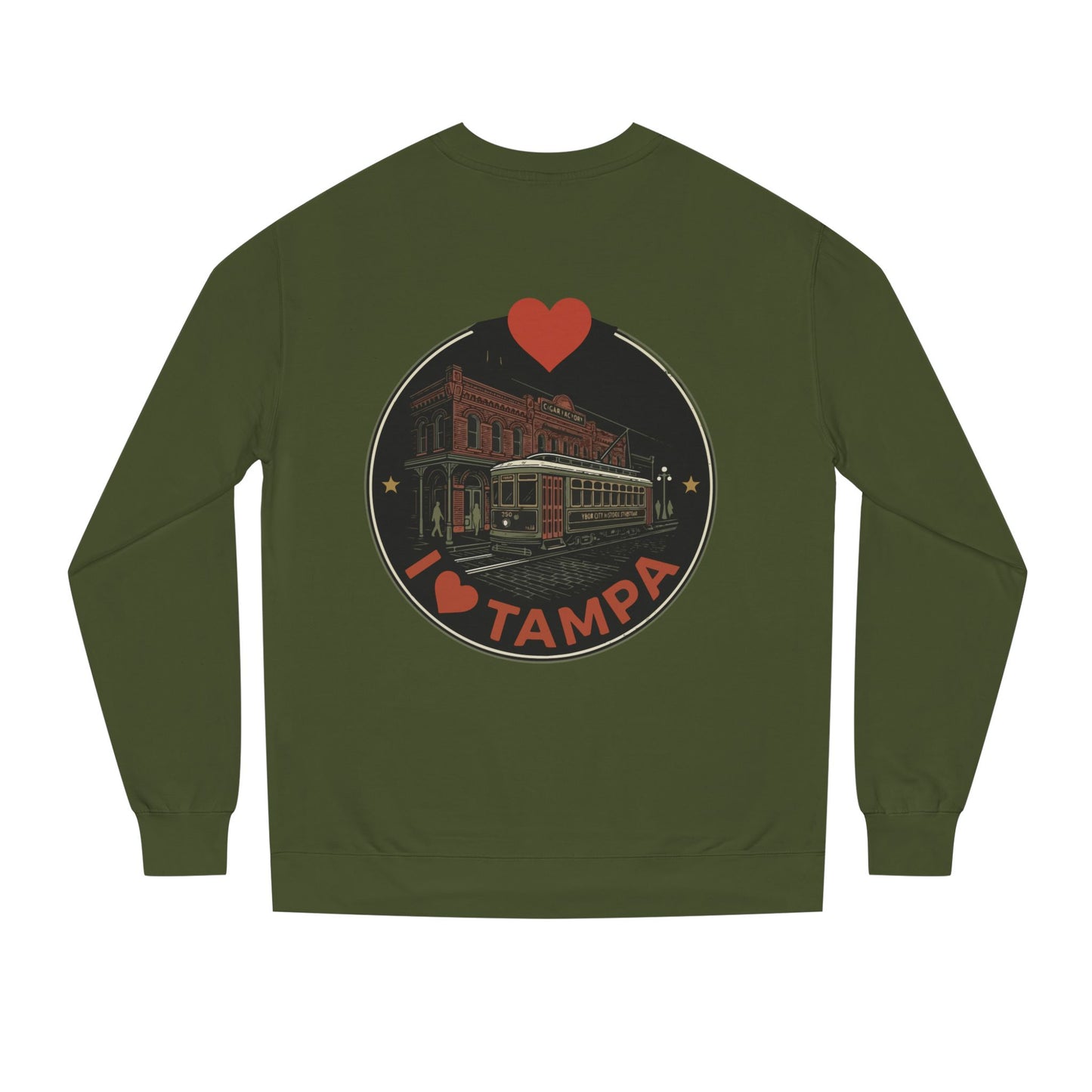 Tampa Sweatshirt — I  Tampa Vintage Streetcar Crewneck