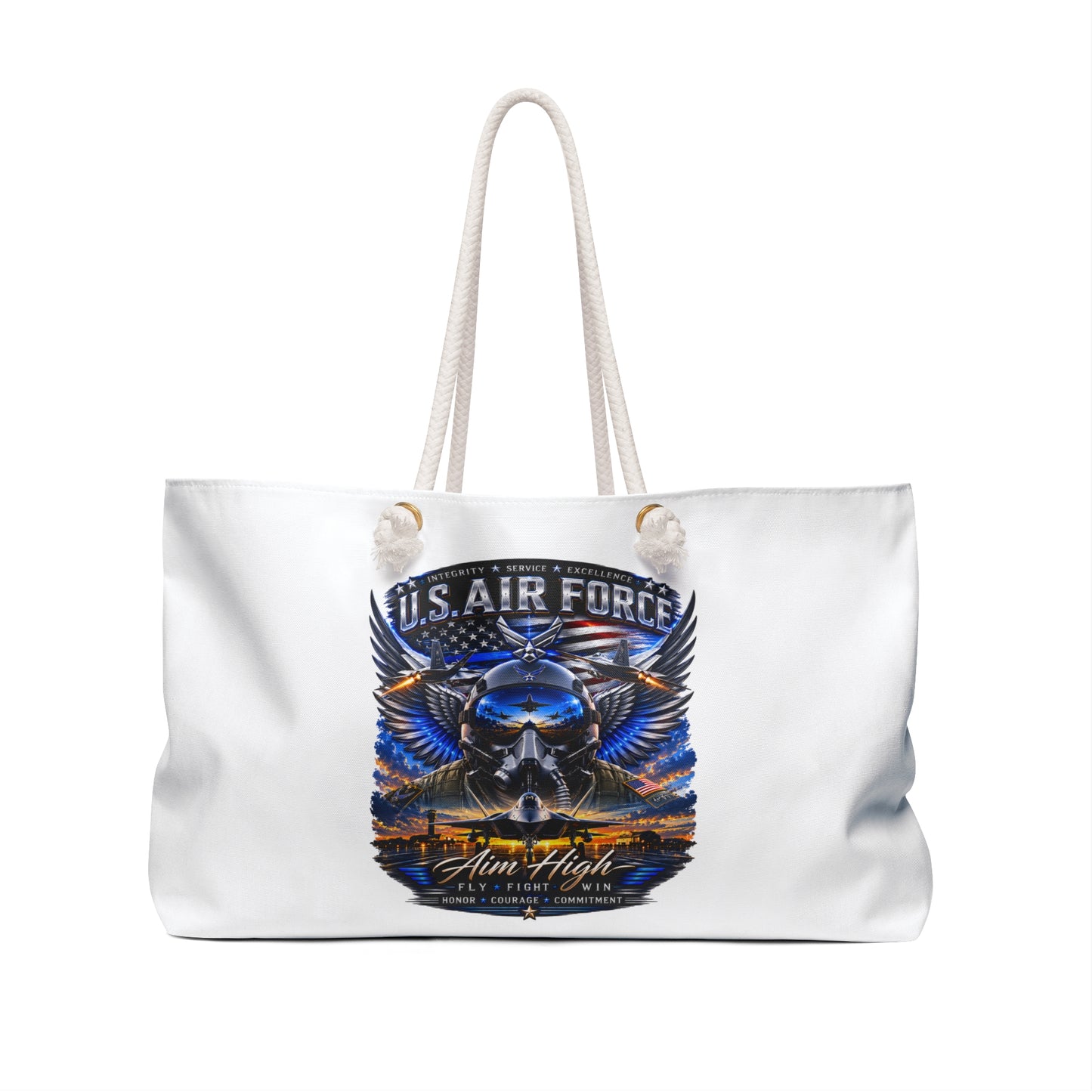 U.S. Air Force Weekender Bag — Aim High Military Travel Tote