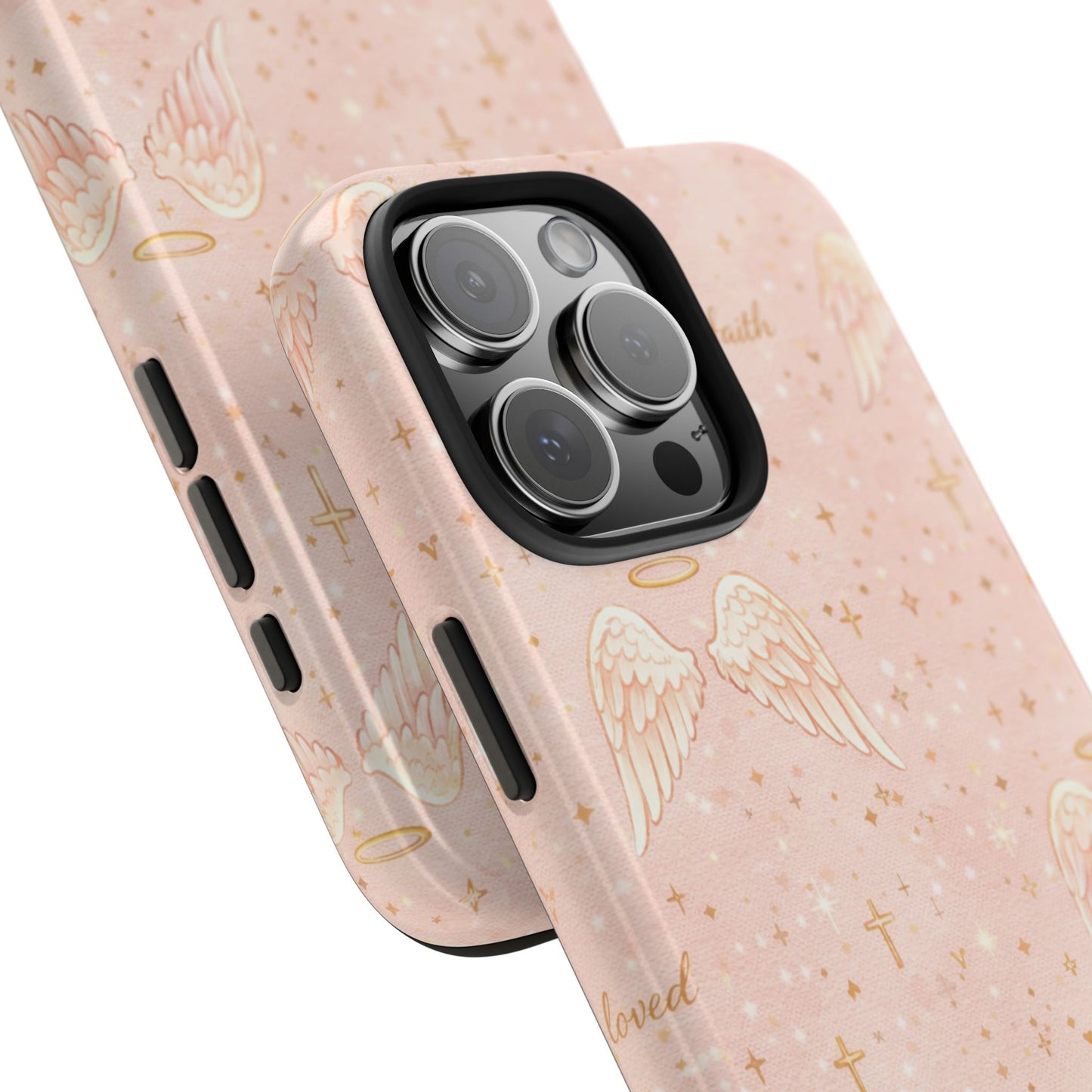 Faith & Grace Angels Phone Case | Christian floral iPhone Case