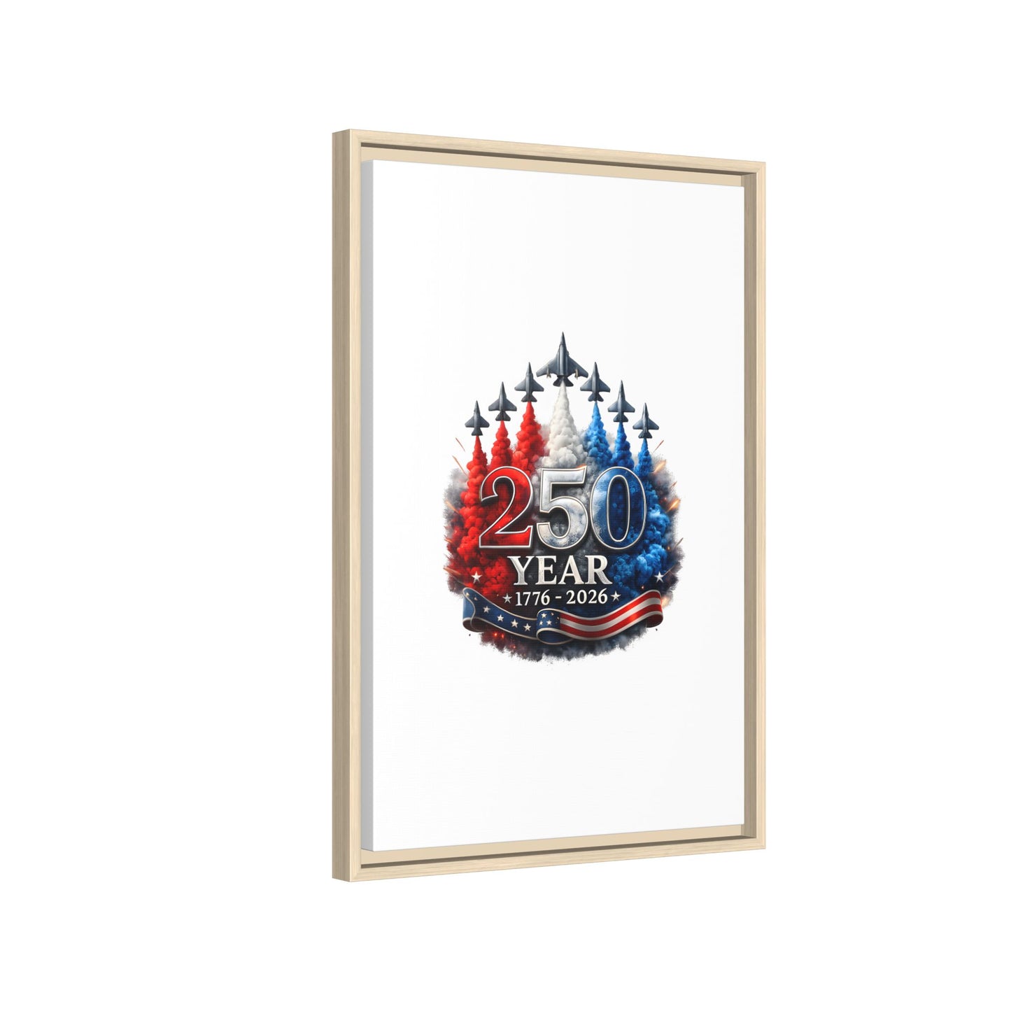 Matte Canvas, Framed (Multi-color)