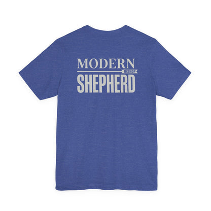 Modern Shepherd T‑Shirt – "Modern Bishop Shepherd" Graphic Tee