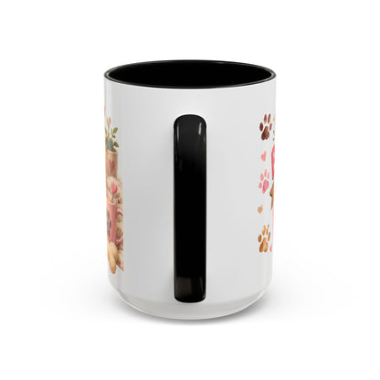 Cute Dog Lover Coffee Mug — "Life is Better With a Dog" Accent Mug (11/15oz)