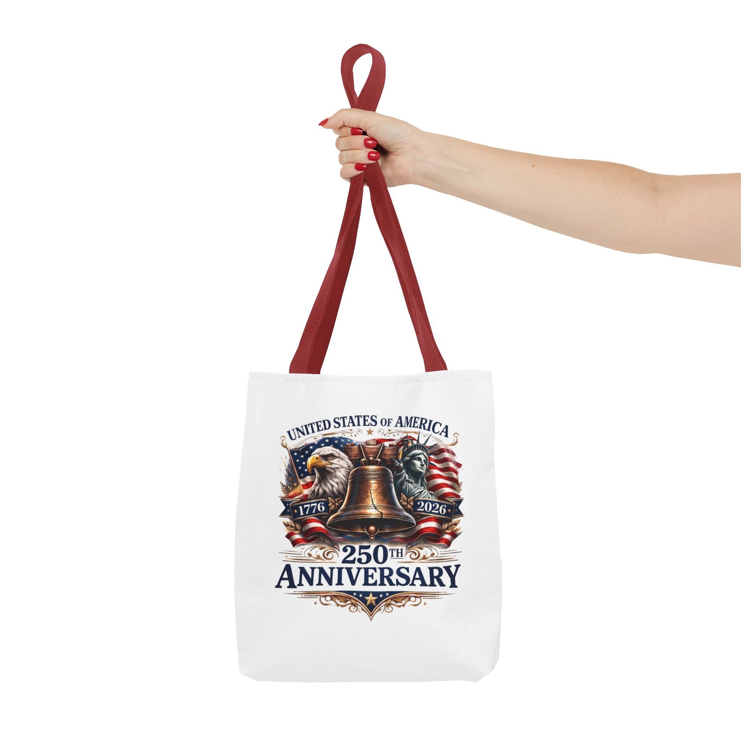 Anniversary Tote Bag — "United States of America 250th Anniversary" Liberty Bell Design