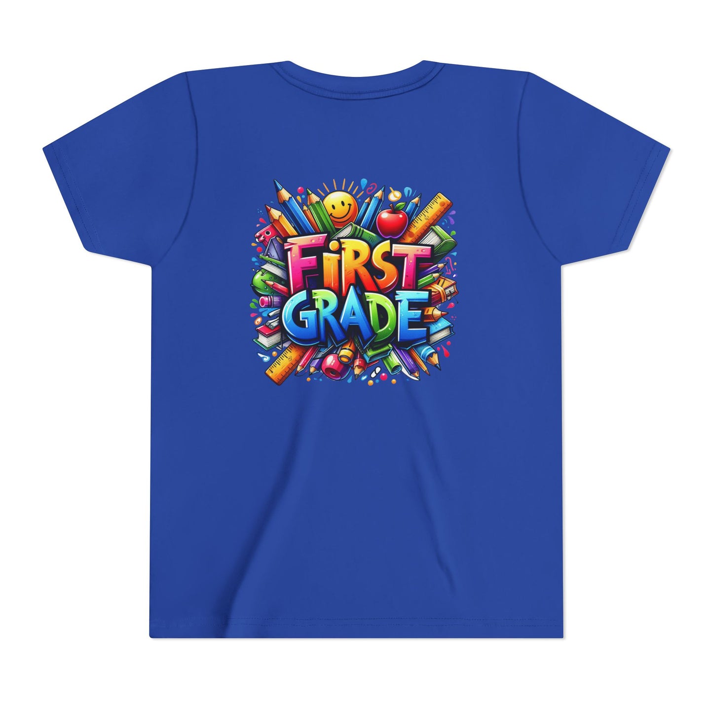 First Grade Kids Tee — Colorful Back-to-School Shirt for Boys & Girls