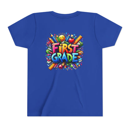 First Grade Kids Tee — Colorful Back-to-School Shirt for Boys & Girls