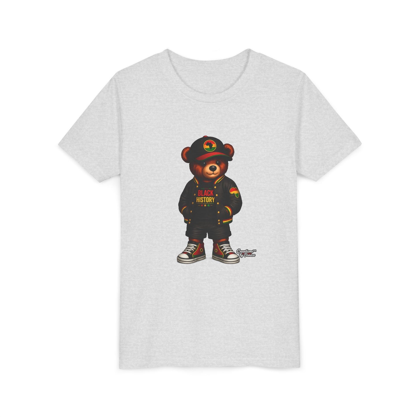 Kids 'Black History' Streetwear Bear Tee