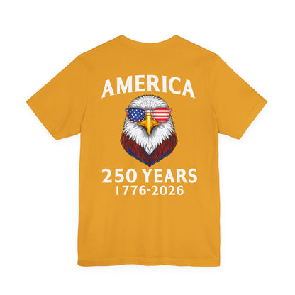America 250 Years Tee — Patriotic Bald Eagle 1776-2026 T-Shirt
