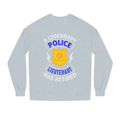 Retired Police Lieutenant Sweatshirt — Legendary Badge Crewneck