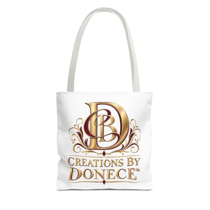 Creations by Donece Gold Logo Tote