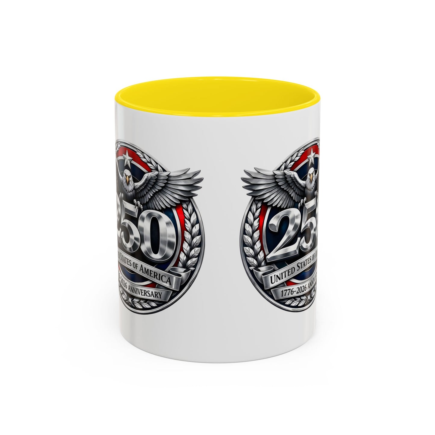 250th USA Bicentennial Eagle Coffee Mug — 1776–2026 Anniversary Accent Mug