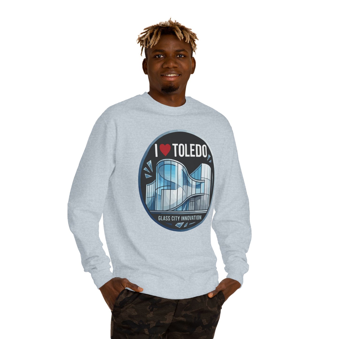 I  Toledo Glass City Sweatshirt — Toledo Skyline Crewneck