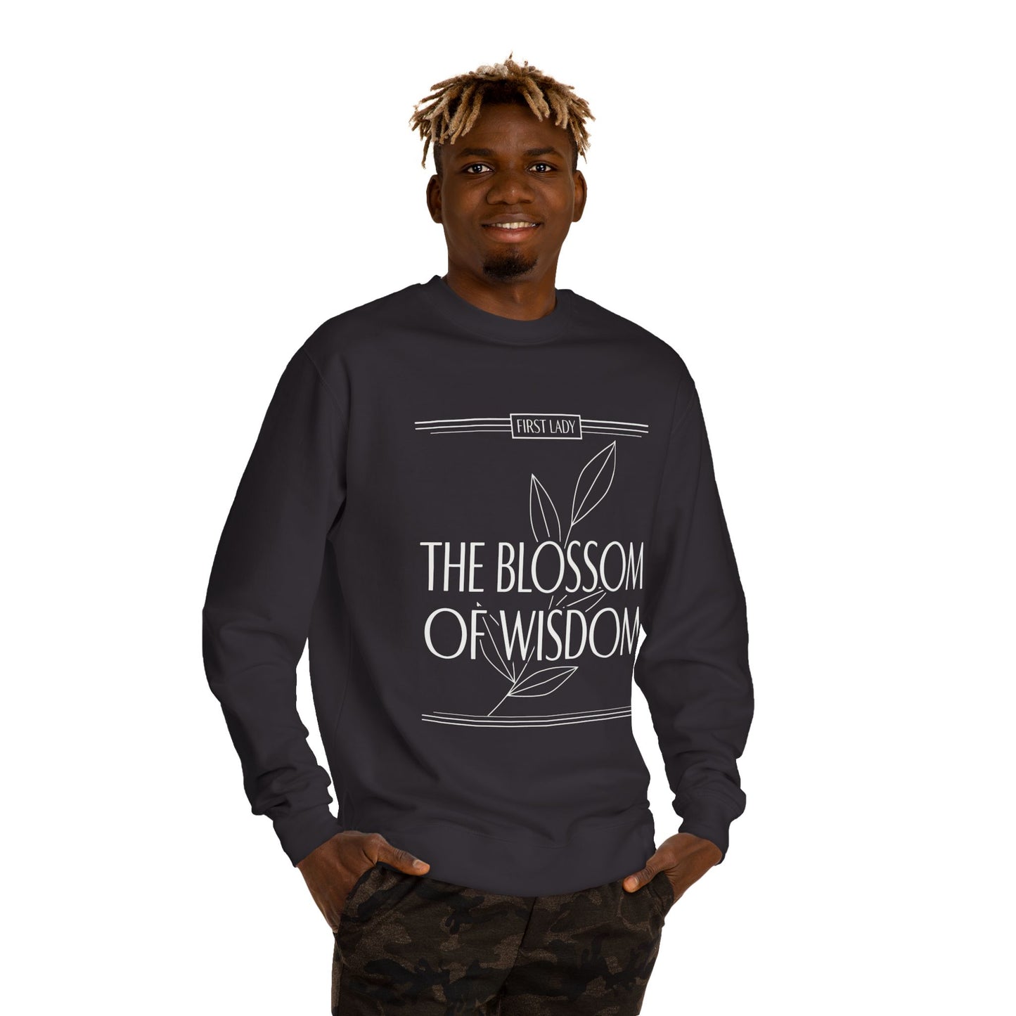 Blossom of Wisdom Sweatshirt — "The Blossom of Wisdom" Floral Crewneck