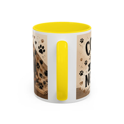 Dog and Cat Coffee Mug – "Best Friends, Best Life" Accent Tea Cup (11/15oz)