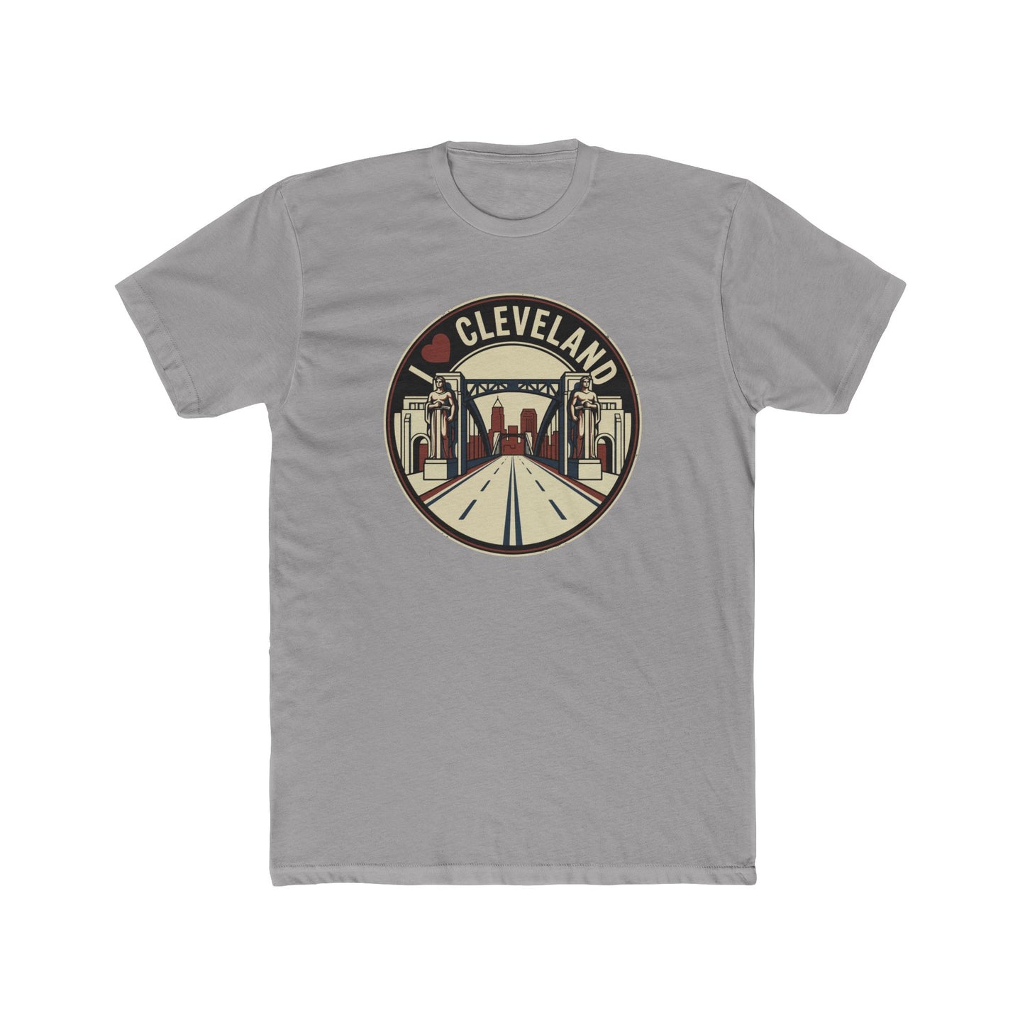 Cleveland Retro Cityscape Tee — I  Cleveland Graphic T‑Shirt