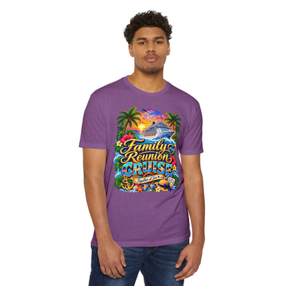 Family Reunion Cruise T-Shirt — Tropical Cruise Crew Tee
