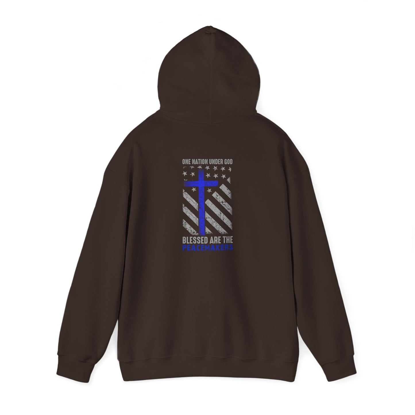 Blessed Are The Persecuted Hoodie — Christian Thin Blue Line Cross Sweatshirt