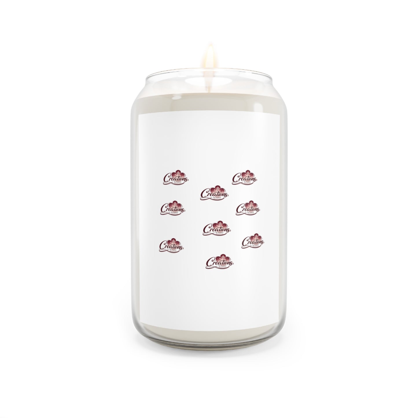 Soy Scented Candle 13.75 oz — Cozy Aromatherapy Jar (subtle logo design)