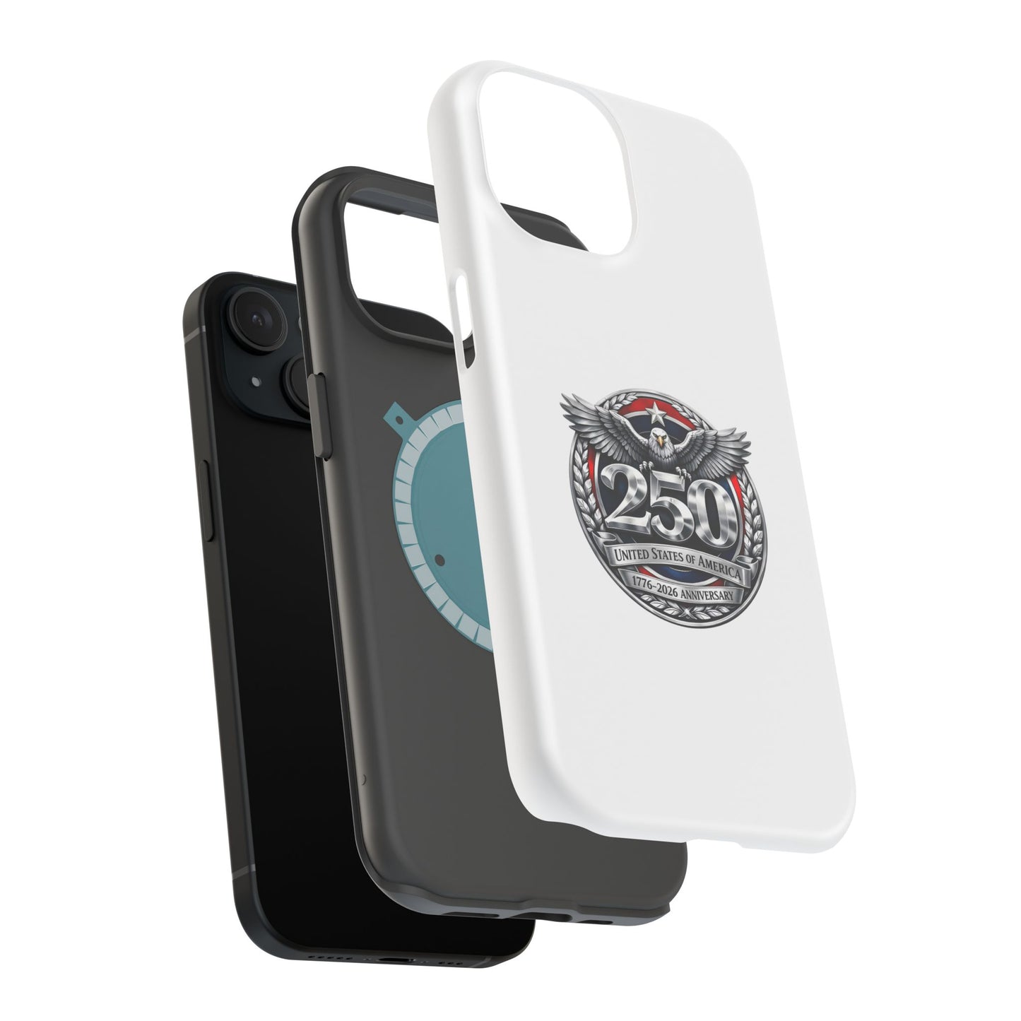 iPhone Magnetic Impact Case — 250th Anniversary Eagle Badge Design