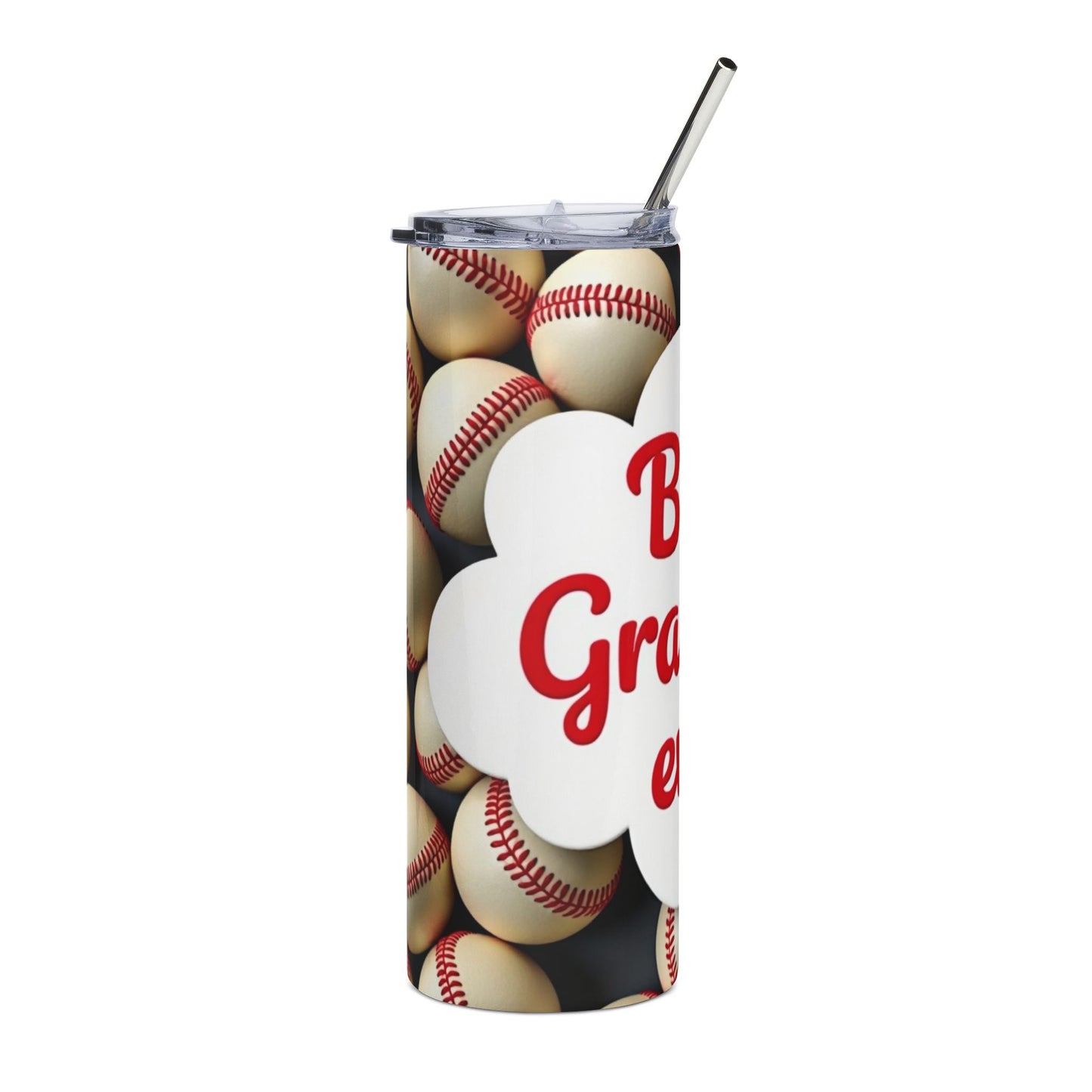 Best Grandpa Ever Baseball 20oz Stainless Tumbler