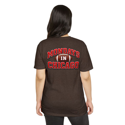 Mondays in Chicago Football T-Shirt