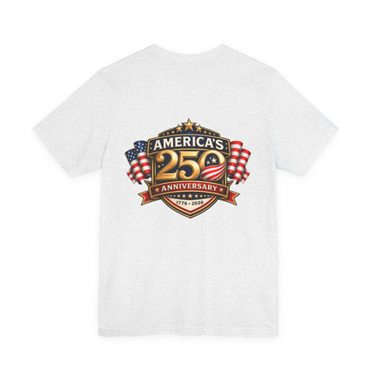 America's 250th Anniversary T-Shirt – 1776–2026 Patriotic USA Flag Tee