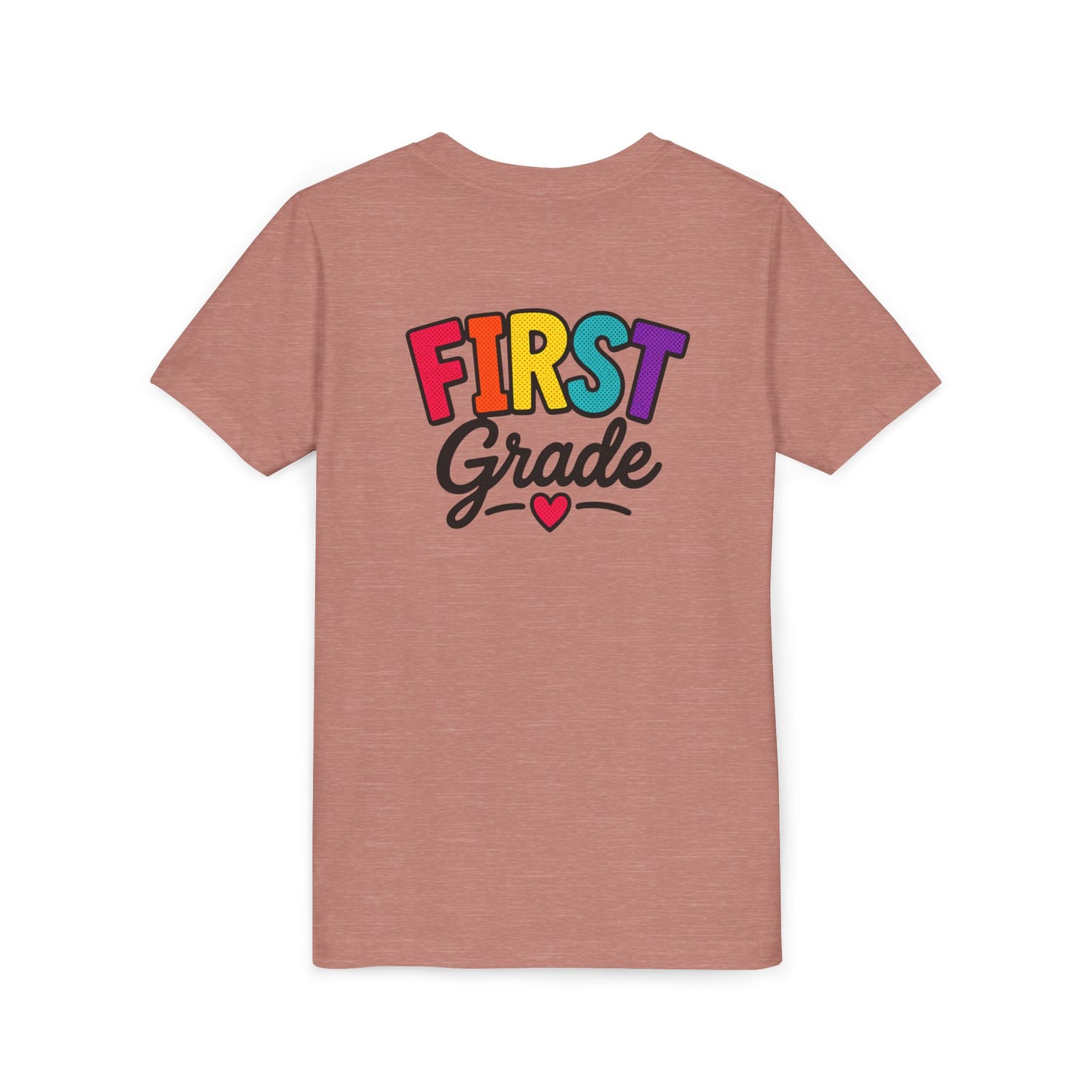 First Grade Youth T‑Shirt — Colorful Back-to-School Tee