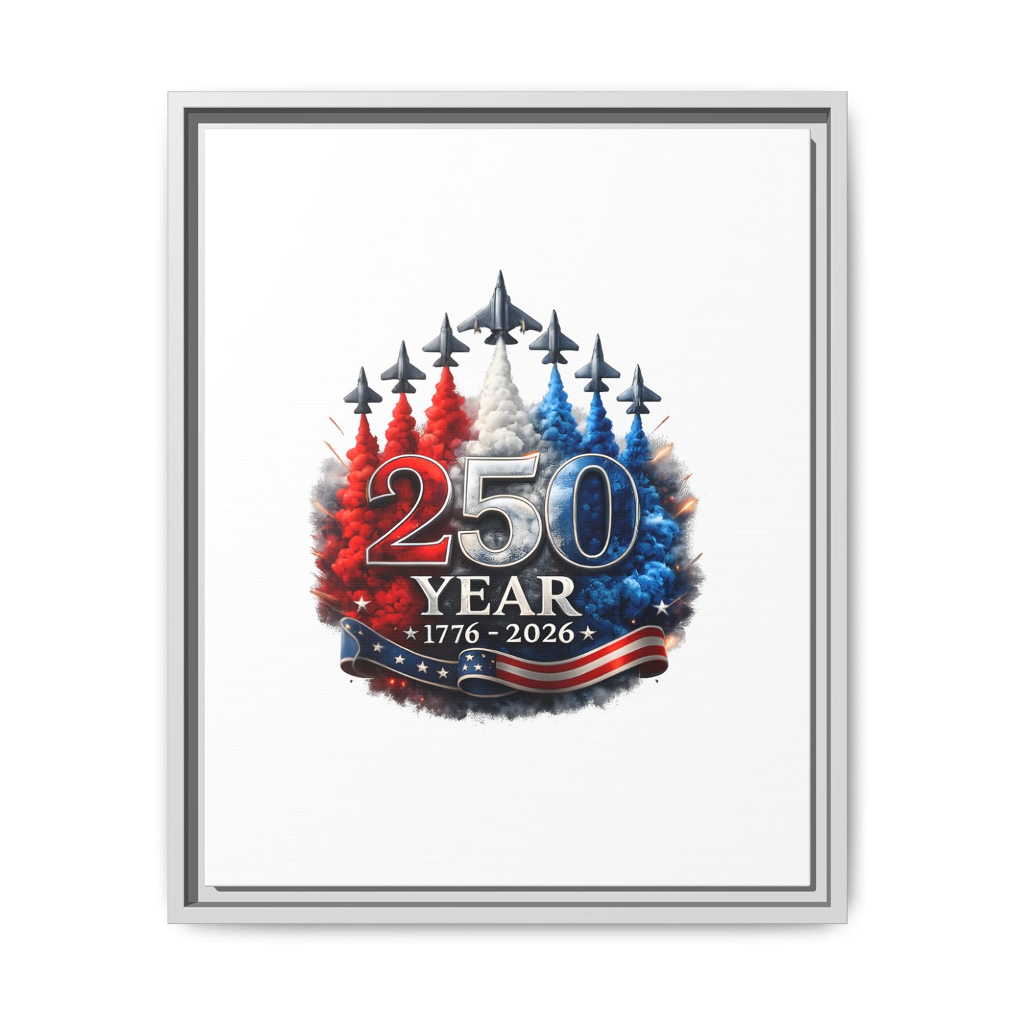 Matte Canvas, Framed (Multi-color)