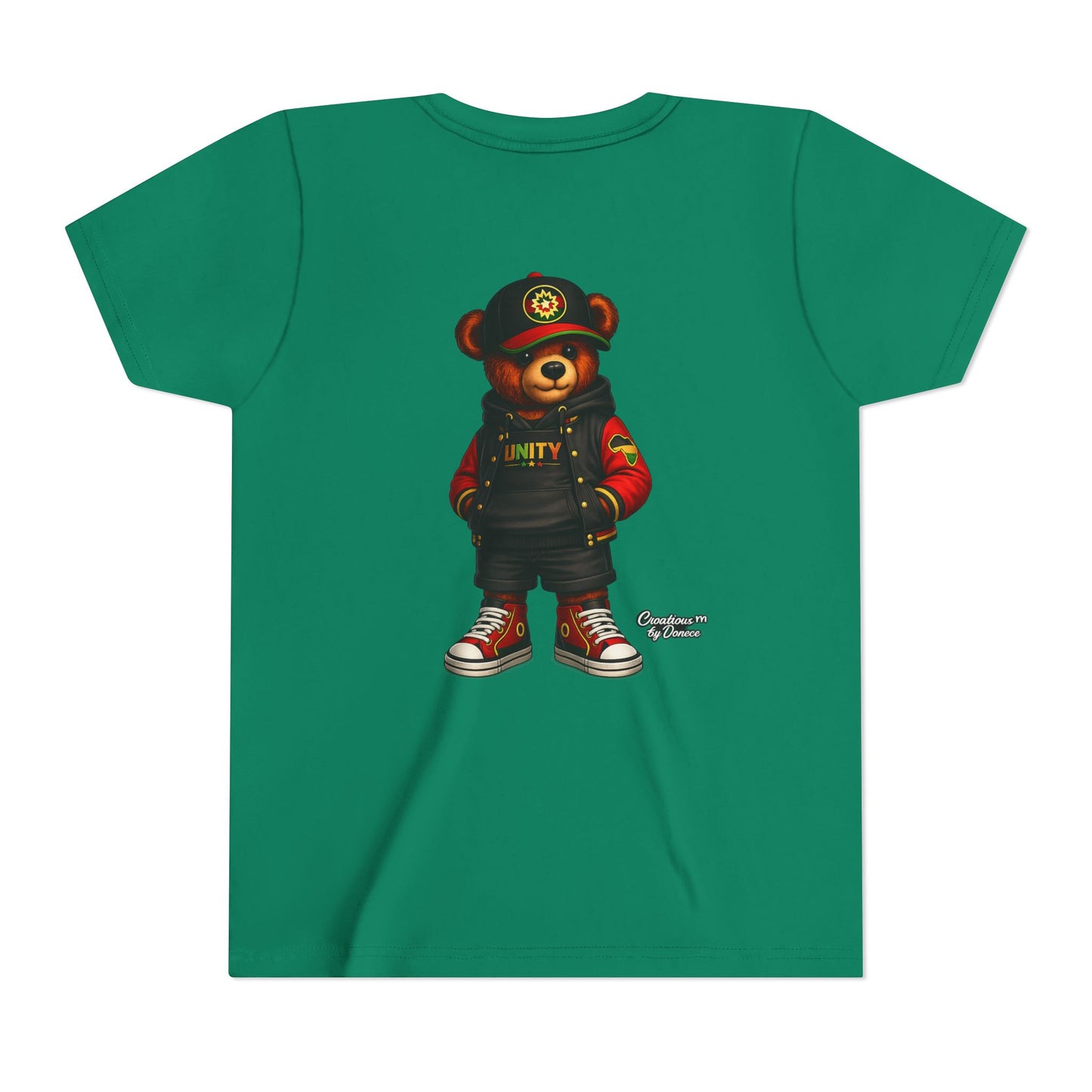 Youth Tee — 'Unity' Streetwear Teddy Bear Graphic Shirt